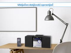 HCX 10D8 glazbeni Hi-Fi sustav, DAB / DAB +, Bluetooth