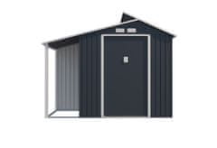 IWHOME Vrtna Kućica HERA Z-A 3,78 m² antracitna s Konstrukcijom poda