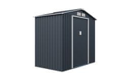 IWHOME Vrtna Kućica ARES A s Podnom Konstrukcijom, Antracit, 2,71 m²