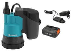Gardena akumulatorska potopna pumpa za čistu vodu 2000/2 18V P4A Set (14600-20)