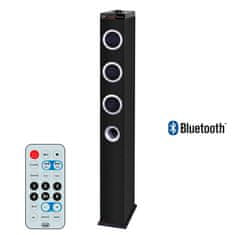 Trevi XT 10A8, Bluetooth samostoječi HiFi zvočnik 2.1, 60W, USB, MP3, FM, LED display, daljinec, lesen, črn