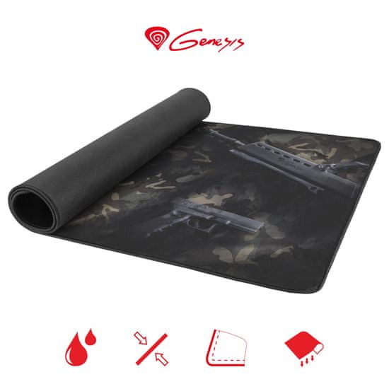 Genesis Carbon 500 Maxi Camo podloga za miš i tipkovnicu, 900 x 450 mm