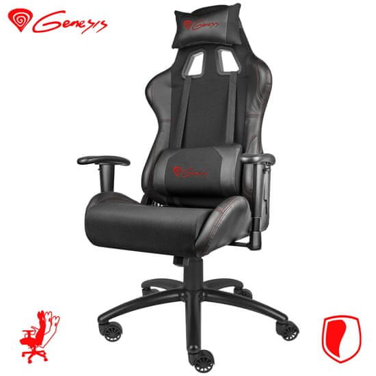 Genesis Nitro 550 gaming stolica, crna