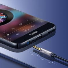 Ugreen AUX kabel 3.5 mm mini jack 1m, srebro