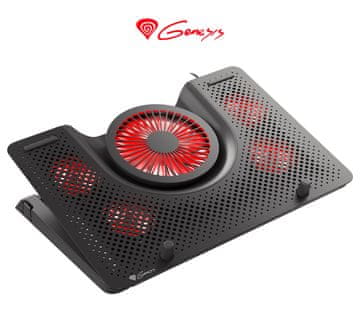 Genesis OXID 550 stalak za hlađenje prijenosnih računala, LED