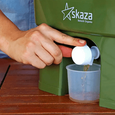 Skaza Bokashi Organko komposter 16l + posip 1kg, sivo zeleni
