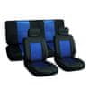 navlake za sjedala, 6-dijelne, crno-plave