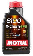 Motul 8100 X-Clean motorno ulje, EFE, 5W30, 1 l