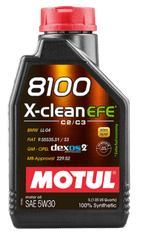 Motul 8100 X-Clean motorno ulje, EFE, 5W30, 1 l