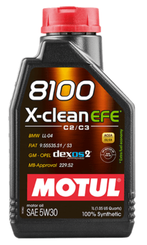 Motul 8100 X-Clean motorno ulje, EFE, 5W30, 1 l