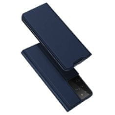 Dux Ducis Skin Pro preklopna kožna maska za Samsung Galaxy S21 Plus, plava
