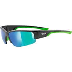 Uvex Sportstyle 215 naočale, mat crna/zelena