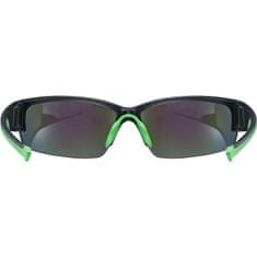 Uvex Sportstyle 215 naočale, mat crna/zelena