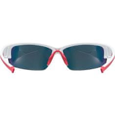Uvex Sportstyle 215 sunčane naočale, bijele i crvene