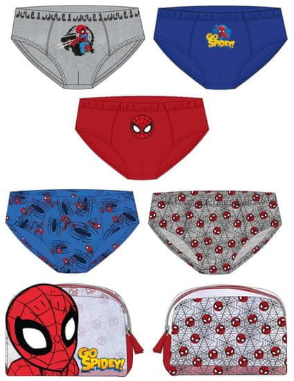 Disney donje rublje za dječake Spiderman, 5 komada 2200007407