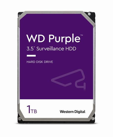 Western Digital tvrdi disk Purple 1TB SATA3 6Gb/s, 5400,