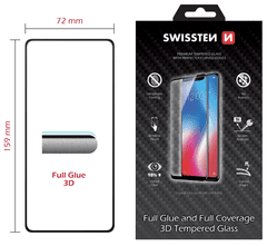 SWISSTEN zaštitno staklo Ultra Durable 3D Samsung M515 Galaxy M51 64701870, crno