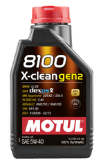 Motul 8100 X-Clean Gen2 motorno ulje, 5W40, 1 l