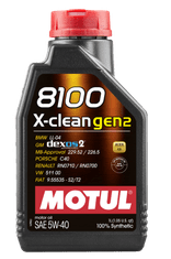 Motul 8100 X-Clean Gen2 motorno ulje, 5W40, 1 l