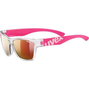 Uvex Sportstyle 508 sunčane naočale, dječje, prozirna-roza