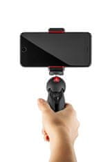 Manfrotto PIXI Mini tronožac s univerzalnim držačem za pametni telefon crne boje Proizvedeno u Italiji (MKPIXICLMII BK