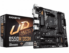 Gigabyte B550M DS3H matična ploča, AM4, DDR4, PCIe 4.0, mATX