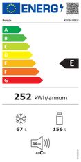 Bosch KIF86PFE0 hladnjak, kombinirani, ugradbeni