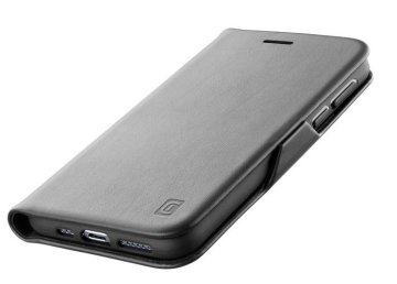 CellularLine Clutch maska za Samsung Galaxy S21 Ultra, preklopna, crna
