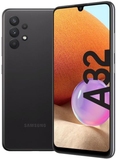 Samsung Galaxy A32 4G pametni telefon, 4GB/128GB, crni