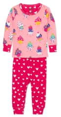 Hatley Dancing Cupcakes S20CCI1237 pidžama za djevojčice od organskog pamuka, 56-69, ružičasta