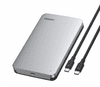 kućište za HDD/SSD disk, 6.35 cm (2.5), USB-C 3.1 UASP v SATA3, srebrno