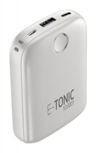 Cellularline E-TONIC 10 000 HD prijenosna baterija, crna