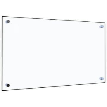 Vidaxl Kuhinjska zaštita od prskanja prozirna 70x40 cm kaljeno staklo