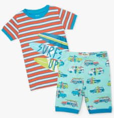 Hatley Surfs Up S21BCK205 pidžama za dječake od organskog pamuka, 92, plava