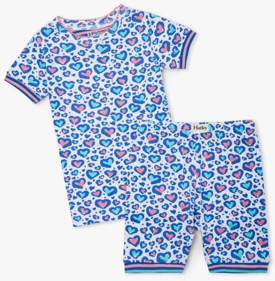 Hatley Cheetah Hearts S21CHK2170 pidžama za djevojčice od organskog pamuka