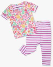 Hatley S21DMI1255 Mini Flowers pidžama za djevojčice, organski pamuk, roza, 84-89
