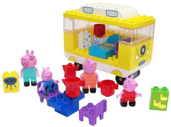 BIG PlayBig Bloxx Peppa Pig kamper s dodacima