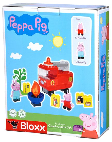 BIG PlayBig Bloxx Peppa Pig vatrogasno vozilo s dodacima