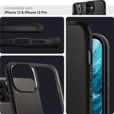 Spigen Ultra Hybrid maska za iPhone 12/12 Pro, mat crna