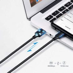 Ugreen USB-A na USB-C kabel, 3 m, crn