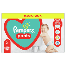 Pampers Pants pelene hlačice, Veličina 3, 6 -11 kg, 128 komada