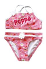 Disney dvodjelni kupaći kostim za djevojčice Peppa Pig PP13456, 98 - 104, ružičasti