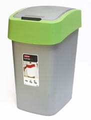 kos za smece Pacific Flip bin 25 l, zeleni