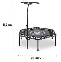 KLARFIT Jumpanatic trampolin, crna