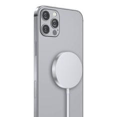 Kaku Magnetic punjač na iPhone 12, MagSafe, 15W, USB-C, bijela