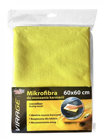 MA Virage krpa za sušenje vozila od mikrovlakana 60 x 60 cm