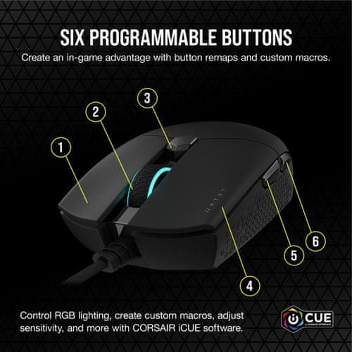 6 programabilnih tipki i DPI u letu