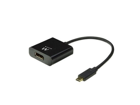 Ewent EW9825 USB-C u DisplayPort 4K adapter, crni