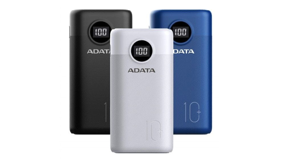 Adata Powerbank 10.000 mAh AP10000QCD-DGT-CBK