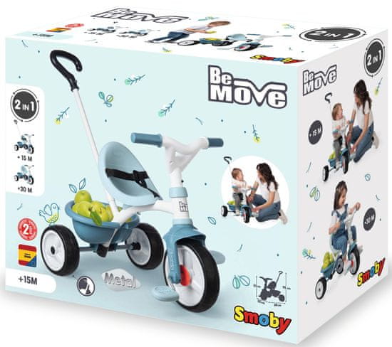 Smoby tricikl Be Move plavi MALL.HR